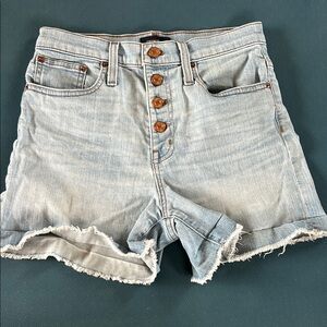 J. Crew Jeans High-Rise Denim Shorts 25 EUC 4”